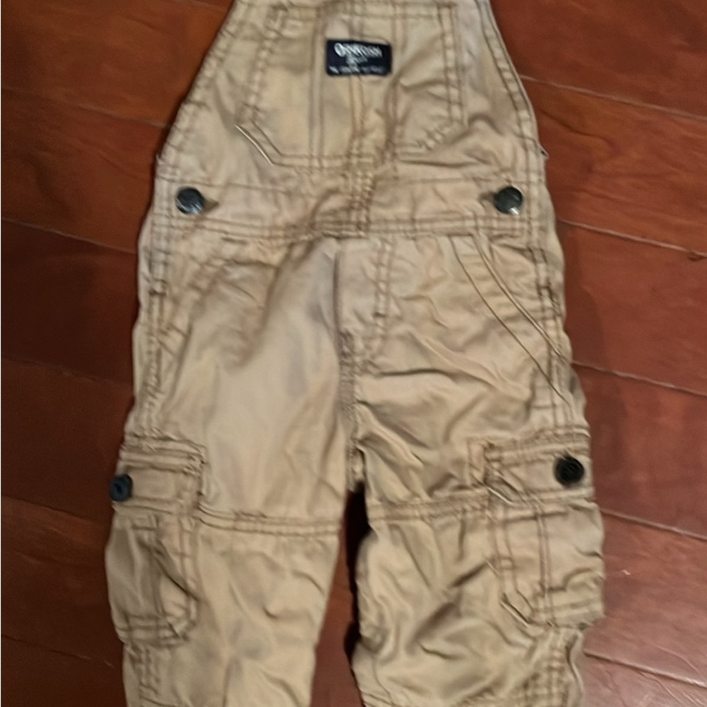 OshKosh B'gosh Kids' Beige Overalls
